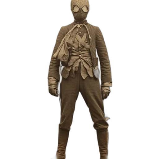 mask, jacket, concept art, 3d render transparent PNG cut-out