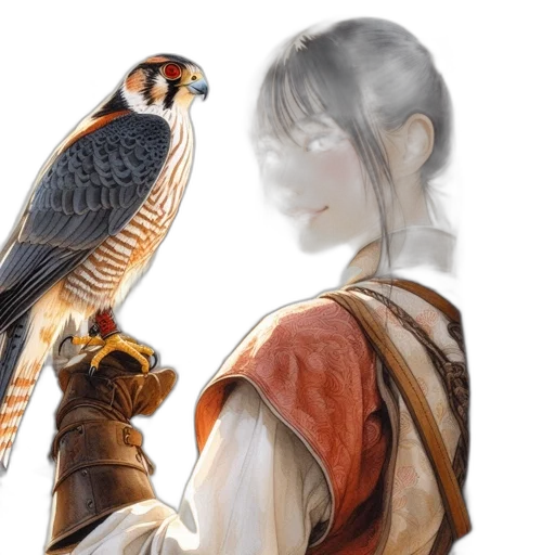 fantasy art, photorealistic, concept art, oil painting transparent PNG cut-out
