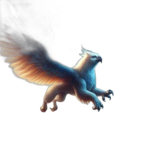 dragon, creature, animal, staff transparent PNG cut-out