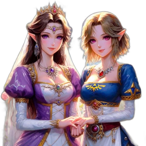 crown, jewelry, dress, fantasy art transparent PNG cut-out