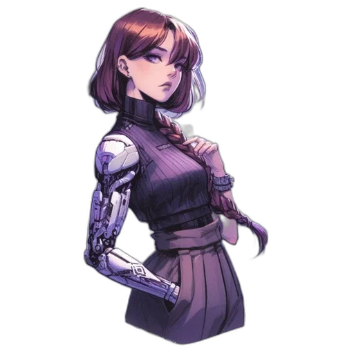 robot, dress, staff, jacket transparent PNG cut-out