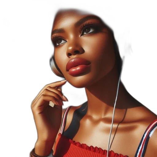 face, jewelry, dress, photorealistic transparent PNG cut-out
