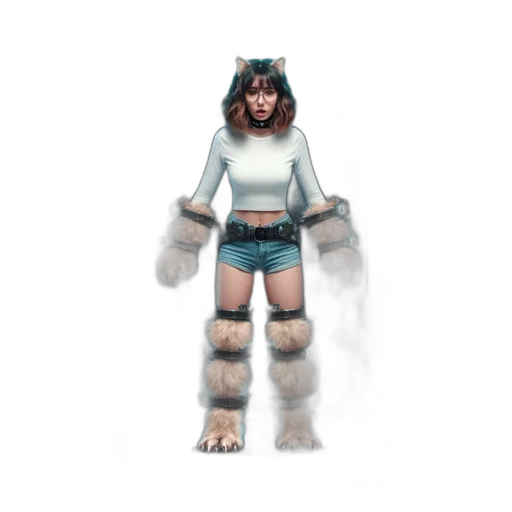robot, creature, animal, jacket transparent PNG cut-out
