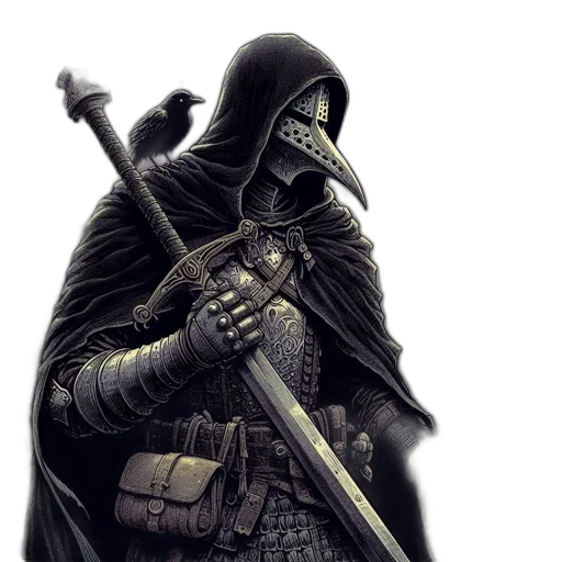 sword, weapon, staff, mask transparent PNG cut-out