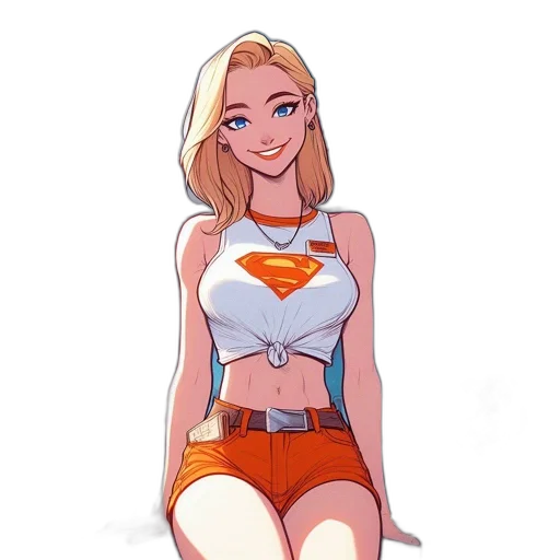 dress, comic book art, cartoon, concept art transparent PNG cut-out