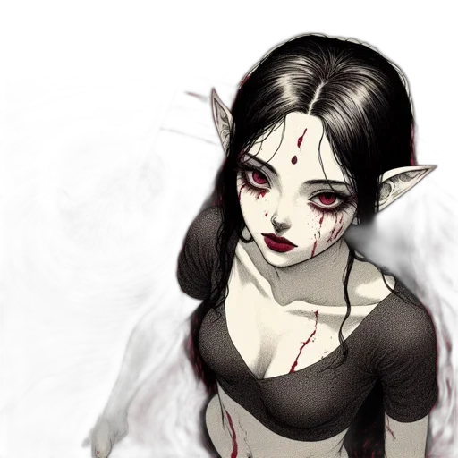 staff, mask, creature, face transparent PNG cut-out
