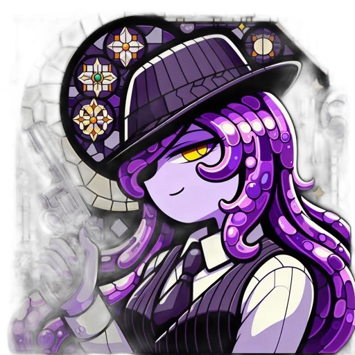 hat, staff, pixel art, anime transparent PNG cut-out