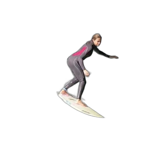 surfer, wetsuit, rides, wave transparent PNG cut-out