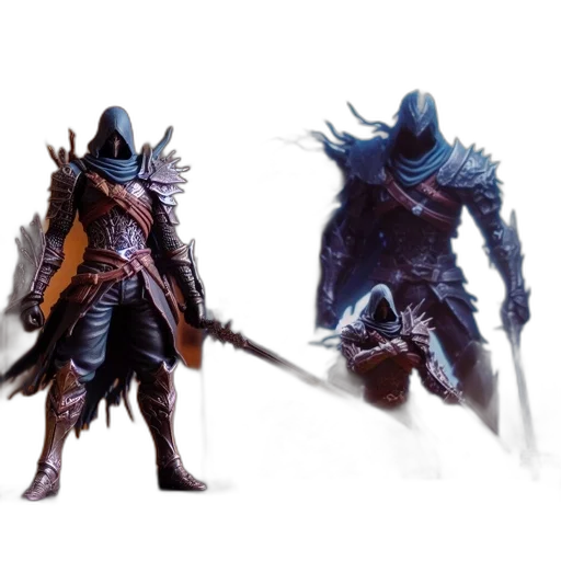 sword, concept art, fantasy art, 3d render transparent PNG cut-out