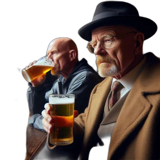 photorealistic, concept art, older, man transparent PNG cut-out