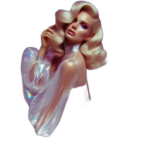 jewelry, hair, crown, vaporwave transparent PNG cut-out