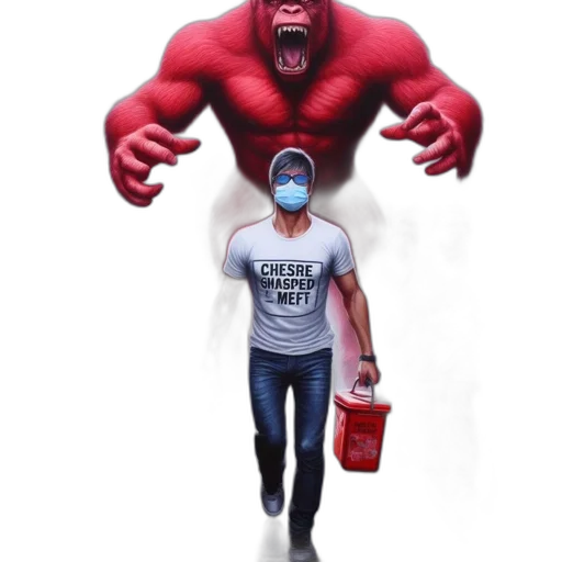 creature, concept art, 3d render, comic book art transparent PNG cut-out