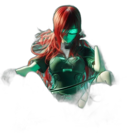 weapon, mask, staff, comic book art transparent PNG cut-out