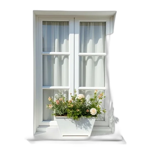 furniture, flower, dress, 3d render transparent PNG cut-out