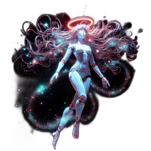 concept art, comic book art, fantasy art, watercolor transparent PNG cut-out