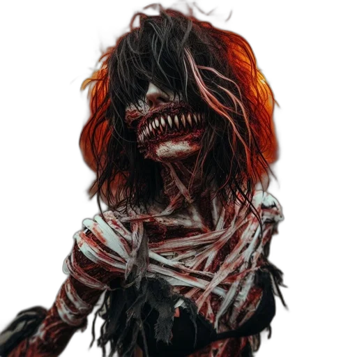 creature, hair, staff, animal transparent PNG cut-out