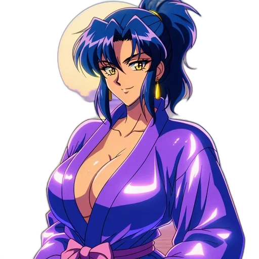 dress, jacket, vaporwave, anime transparent PNG cut-out