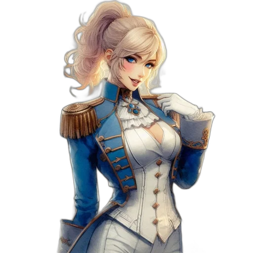 staff, dress, crown, jacket transparent PNG cut-out
