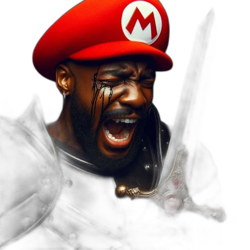 sword, face, weapon, concept art transparent PNG cut-out