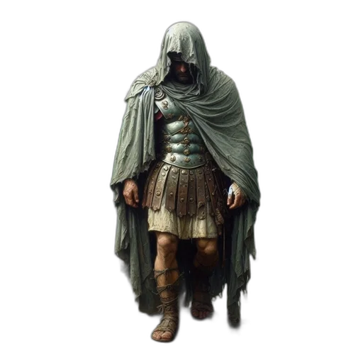 mask, sword, staff, jacket transparent PNG cut-out
