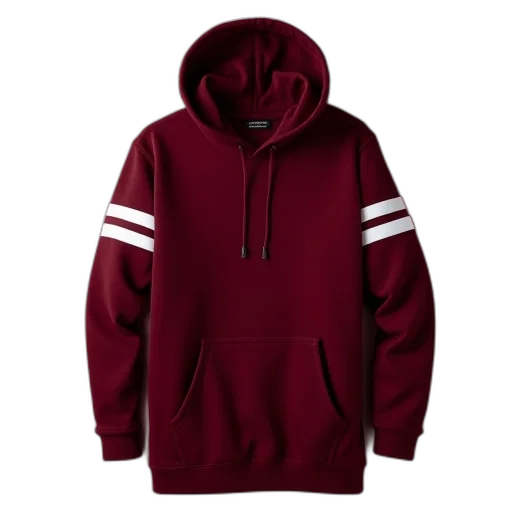 jacket, red, burgundy, hoodie transparent PNG cut-out