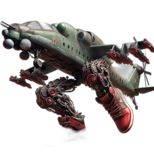weapon, robot, dragon, concept art transparent PNG cut-out