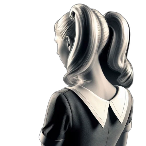 dress, mask, face, hair transparent PNG cut-out