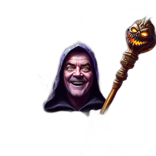 staff, mask, weapon, face transparent PNG cut-out