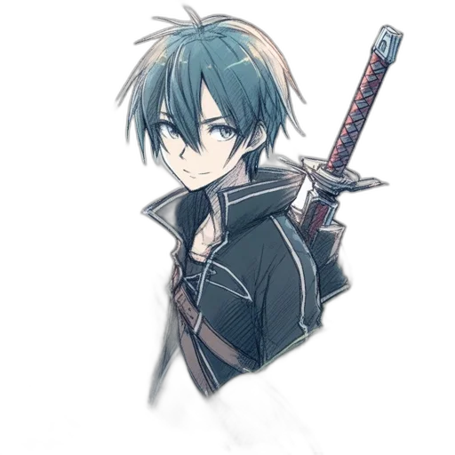 sword, staff, weapon, jacket transparent PNG cut-out