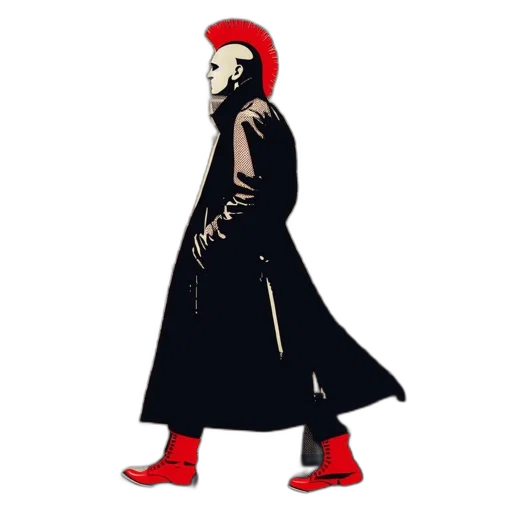 jacket, mask, hat, concept art transparent PNG cut-out