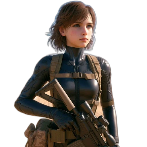 jacket, weapon, robot, dress transparent PNG cut-out