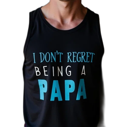 man, wearing, black, tank transparent PNG cut-out