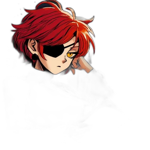 weapon, staff, jacket, mask transparent PNG cut-out