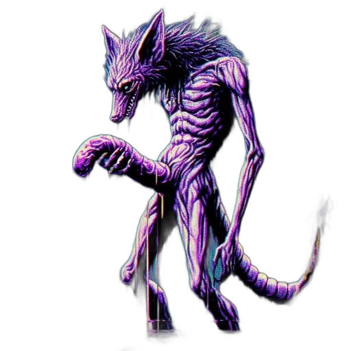creature, dragon, animal, staff transparent PNG cut-out