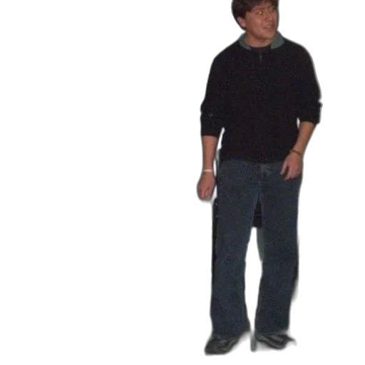 jacket, staff, creature, robot transparent PNG cut-out