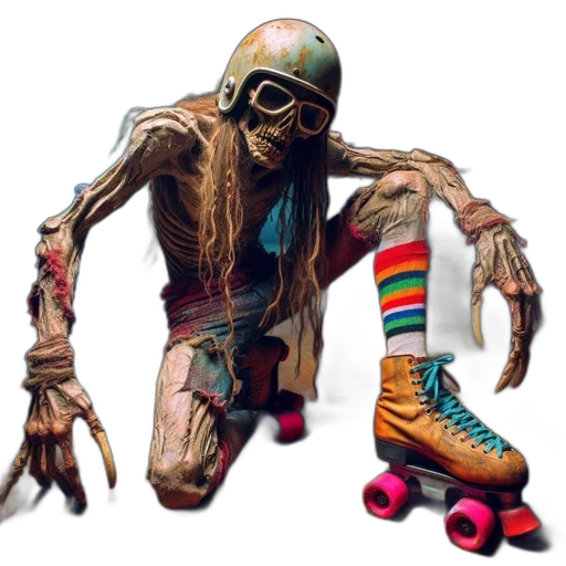 creature, shoes, mask, robot transparent PNG cut-out