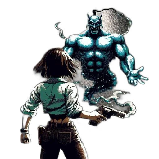 comic book art, concept art, underwater, outer space transparent PNG cut-out