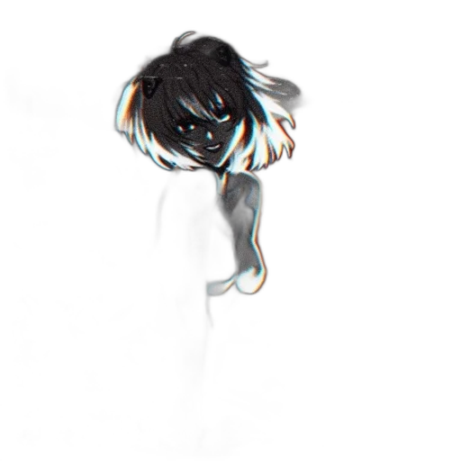 mask, creature, hair, robot transparent PNG cut-out