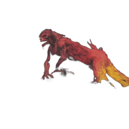 dragon, creature, animal, staff transparent PNG cut-out