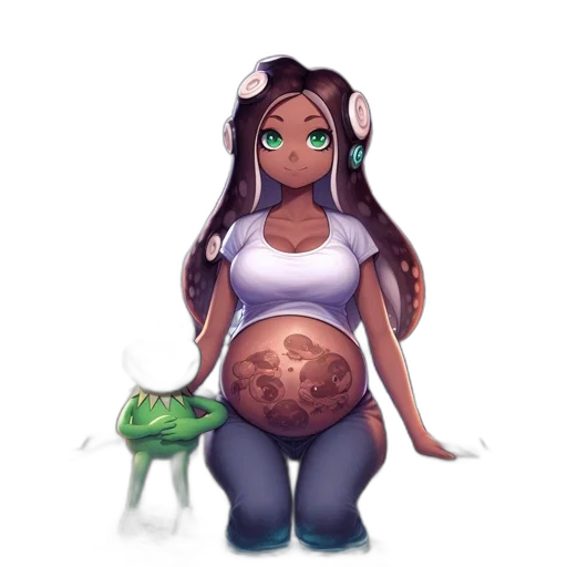 creature, concept art, fantasy art, pixel art transparent PNG cut-out