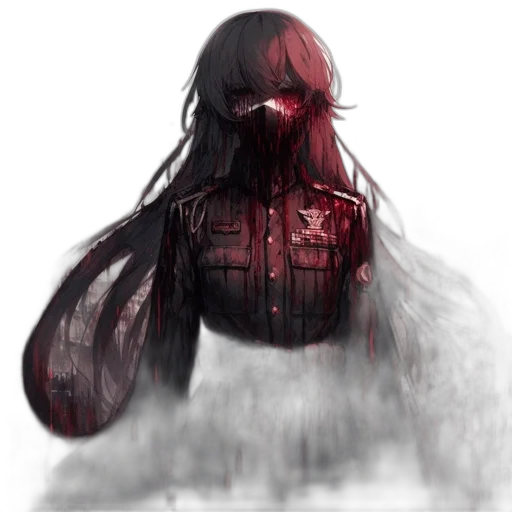 mask, creature, hair, face transparent PNG cut-out