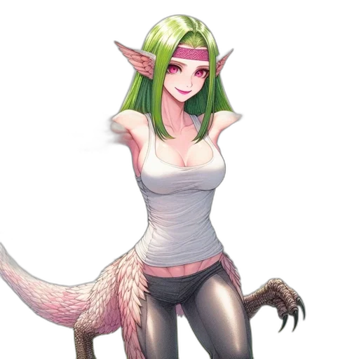 dragon, creature, staff, animal transparent PNG cut-out