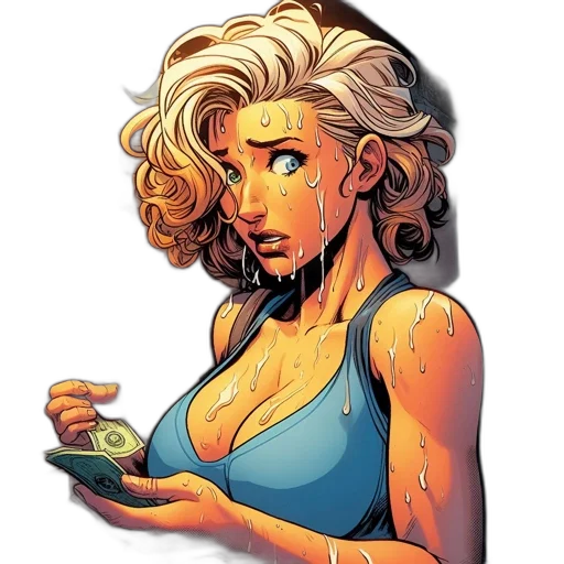 face, jewelry, comic book art, concept art transparent PNG cut-out