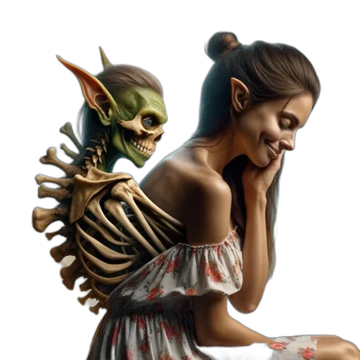 creature, mask, concept art, fantasy art transparent PNG cut-out