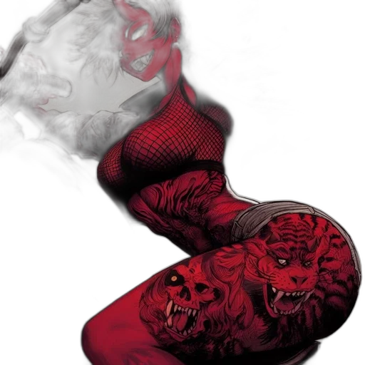mask, dragon, weapon, creature transparent PNG cut-out