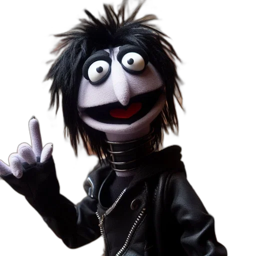jacket, staff, face, animal transparent PNG cut-out