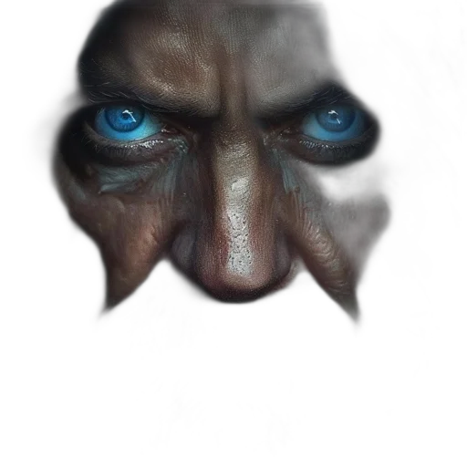 mask, face, creature, staff transparent PNG cut-out