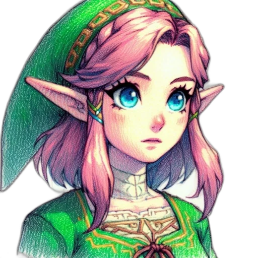 face, staff, crown, dress transparent PNG cut-out