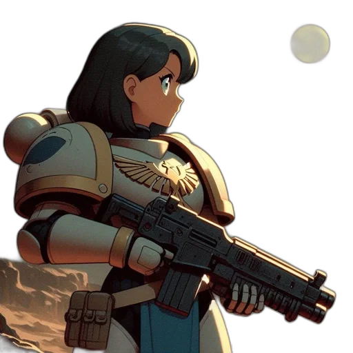 weapon, robot, concept art, comic book art transparent PNG cut-out