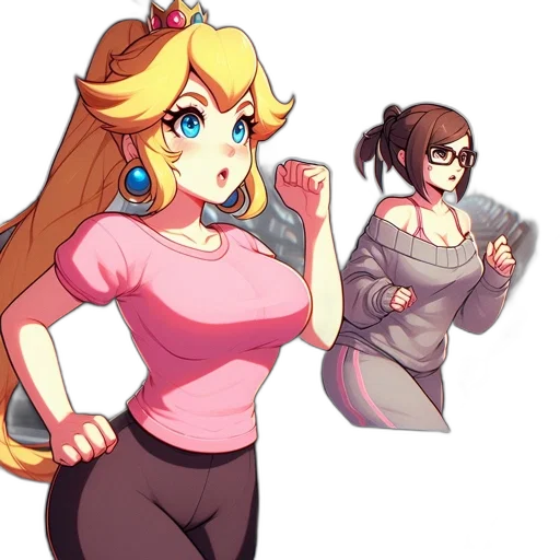 dress, staff, pixel art, concept art transparent PNG cut-out